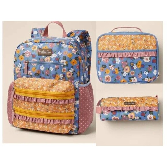 Matilda Jane Accessories Matilda Jane Backpack Pencil Lunchbag Set